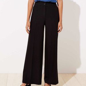Loft High Waist Wide Leg Trousers